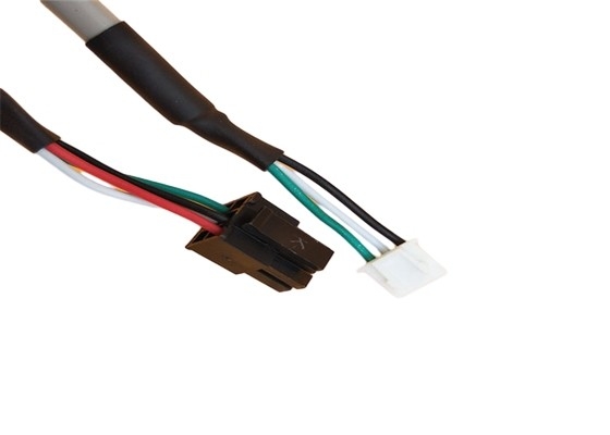Τακτοποίηση 3.0mm 2*2p Molex 43025 μικροϋπολογιστών λουριών καλωδίων PVC μαύρος συνδετήρας 4 στην καρφίτσα Jst - Xh 2464