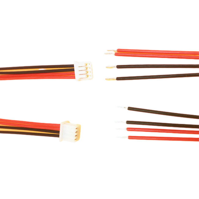 Θηλυκό πισσών MOLEX 51021 4pin 1.25mm με το λουρί καλωδίων 24 AGW για το κτύπημα