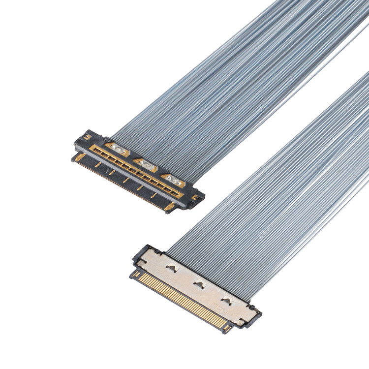 Εφαρμογή μικροεξαγωγικών καλωδίων με KEL XSL20-48S 0,25 mm κλίση, 44AWG και 46AWG