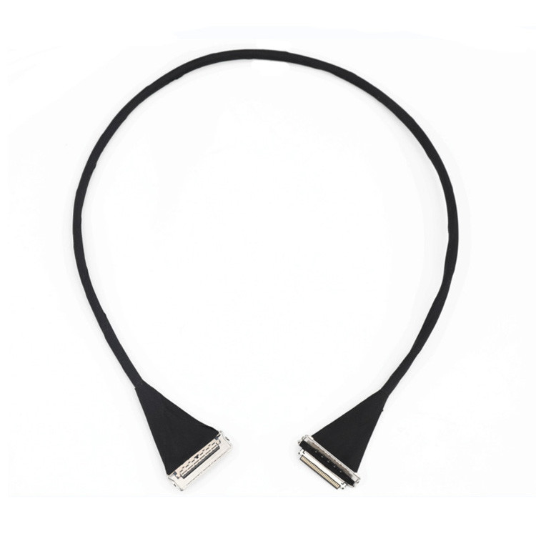 Καλώδιο LVDS με προστασία EMI με διασταύρωση 0,4 mm I-Pex μικροσυνδετήρα ομοαξονικού, με 20788 20679 30-pin 40-pin 50-pin
