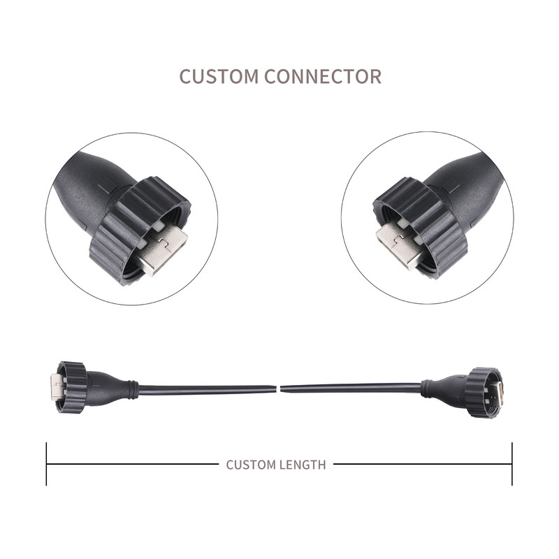 USB2.0 ένας αρσενικός τύπος Α τύπων στον αρσενικό τύπο USB2.0 ένα καλώδιο συνδετήρων βιομηχανικό