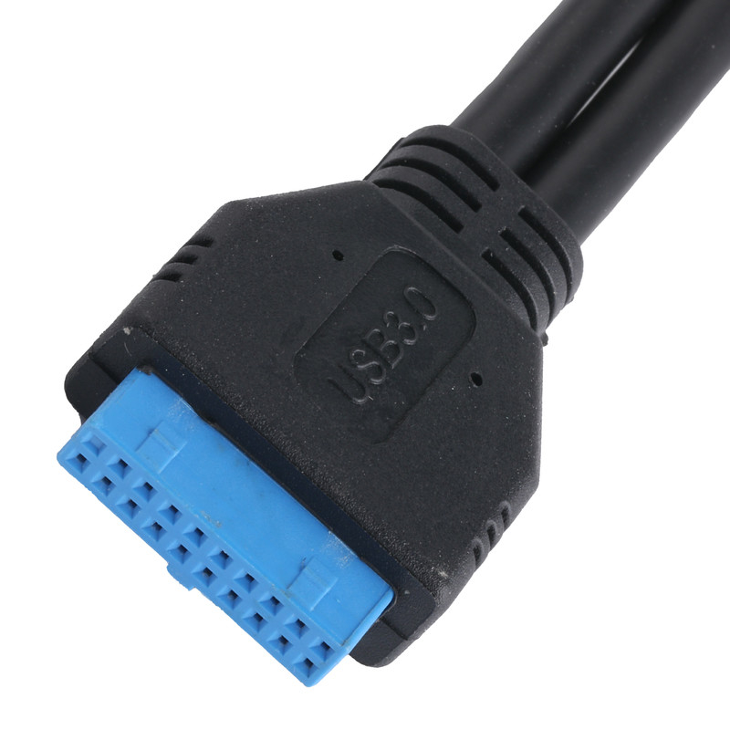 USB 3.0 Παρουσιακό Πίνακα Μητρικής Πίνακας 19/20 καλώδιο από καρφί στο USB Γυναικείο διαχωριστικό προσαρμογέα Συνδετήρα επέκτασης