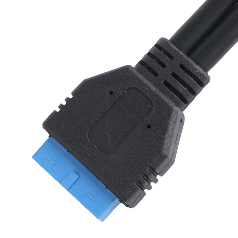 USB 3.0 Παρουσιακό Πίνακα Μητρικής Πίνακας 19/20 καλώδιο από καρφί στο USB Γυναικείο διαχωριστικό προσαρμογέα Συνδετήρα επέκτασης