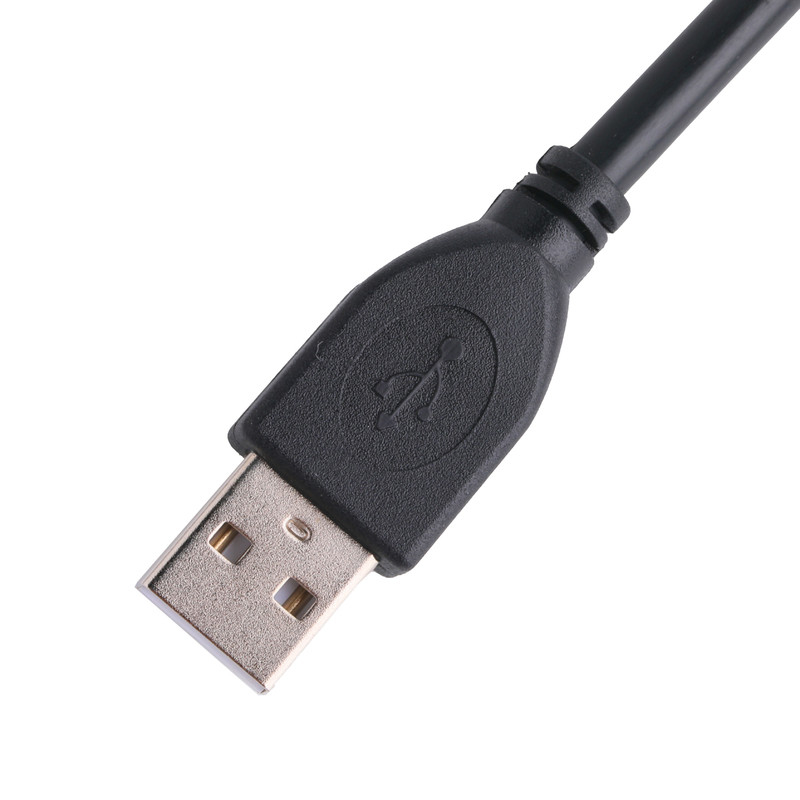 πλέξιμο Μαύρο καλώδιο συνδετήρα εκτυπωτή UL USB 2.0 τύπου Α έως τύπου Β