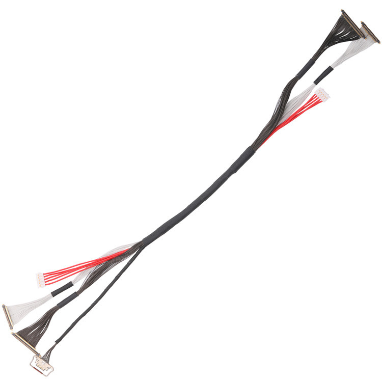 I-PEX 20531-034T-01 με 0,25mm Pitch Προσαρμοσμένο καλώδιο στο 20633-210T-02S με το ίδιο 0,25mm Pitch