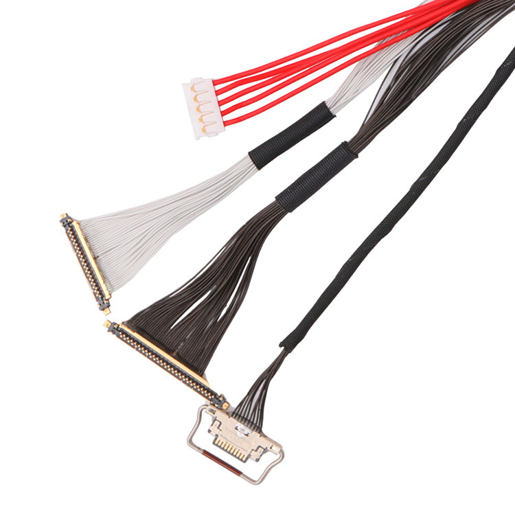 I-PEX 20531-034T-01 με 0,25mm Pitch Προσαρμοσμένο καλώδιο στο 20633-210T-02S με το ίδιο 0,25mm Pitch