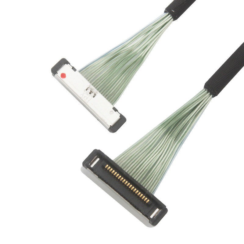 0.4mm Πέλμα IPEX 20380-R20T-06 Micro Coaxial Cable lvds καλώδιο συνδέσμου 20P 0,4mm πέλμα