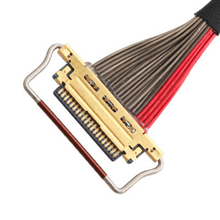 Εργοστάσιο UL EDP LVDS Κοαξιακό καλώδιο I PEX 0.4mm Στροφή 20633-220T-01S 20 Pin