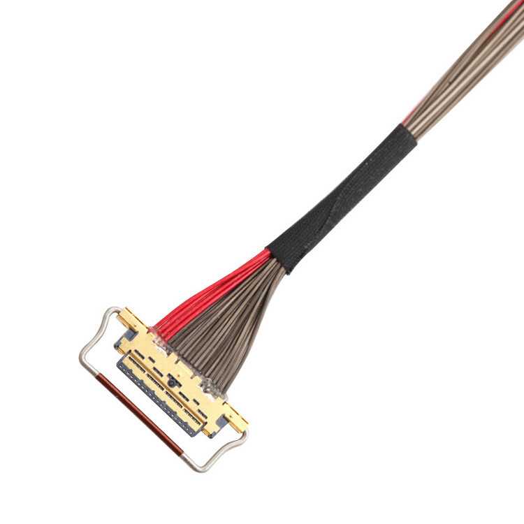Εργοστάσιο UL EDP LVDS Κοαξιακό καλώδιο I PEX 0.4mm Στροφή 20633-220T-01S 20 Pin