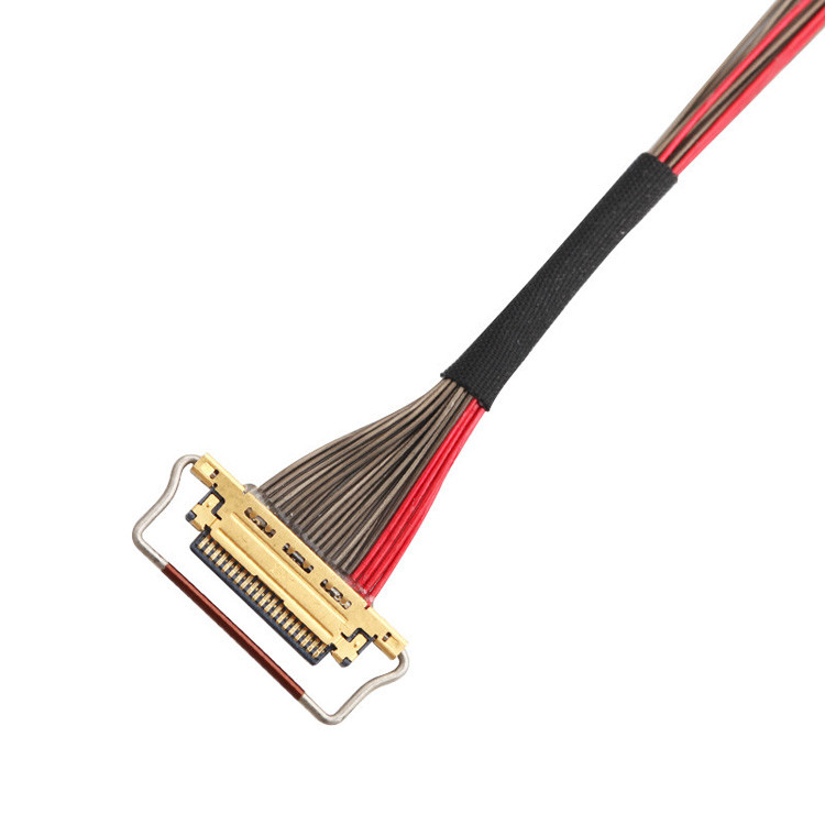 Εργοστάσιο UL EDP LVDS Κοαξιακό καλώδιο I PEX 0.4mm Στροφή 20633-220T-01S 20 Pin