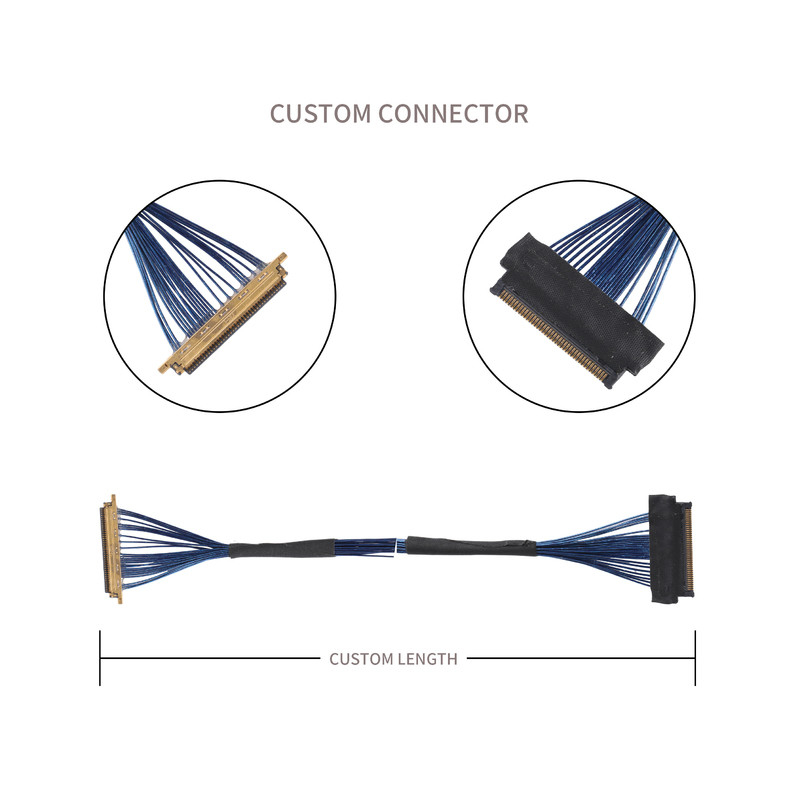 Lvds JAE Micro Coaxial Cable FI JT40C CSH1 έως HD1P040MA1 Για χρήση σε συσκευές εικονικής πραγματικότητας