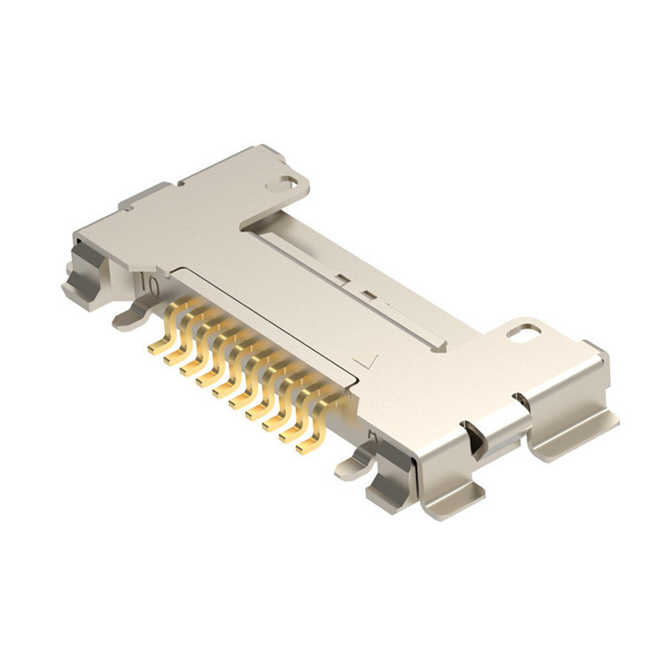 Το CABLINE-CA 10p 20633-310T-01S Micro-Coaxial Connector με μηχανική πρίζα κλειδαριού είναι μέσα