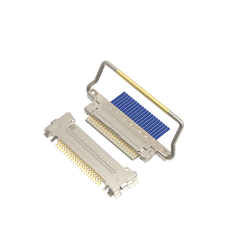 Cabline®-ΕΝΑΝΤΙΟΝ ΙΙ ομοαξονικό καλώδιο 20846-040T-01 μικροϋπολογιστών πλήρως-που προστατεύεται με το μηχανικό καλώδιο συνδετήρων καρφιτσών 40 κλειδαριών lvds