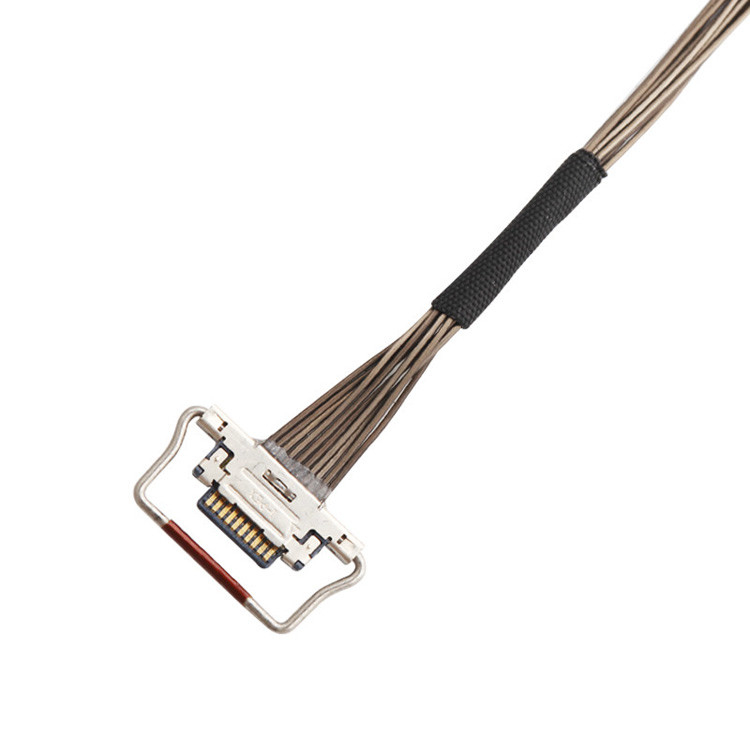 10 Πιν EDP I-PEX Κοαξιακό καλώδιο LVDS 0,4 mm Στροφή 20633-310T-01S 38AWG