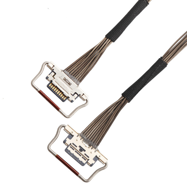 10 Πιν EDP I-PEX Κοαξιακό καλώδιο LVDS 0,4 mm Στροφή 20633-310T-01S 38AWG