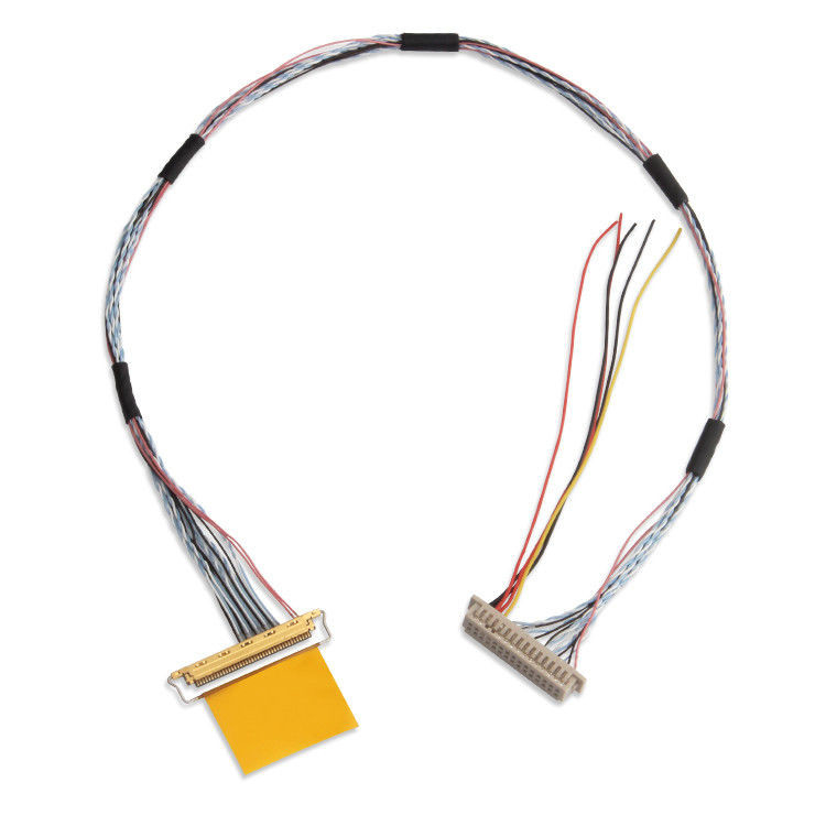 1.25mm 0.5mm Lvds Κοαξιακό Καλώδιο Df13 30ds 1.25 C έως I Pex 20453 040t 13