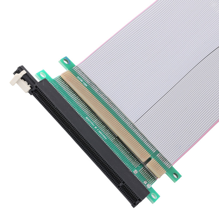 PCIE κάρτες γραφικών καλώδιο επέκτασης για εξορυκτικές μηχανές PCB εξαιρετικά λεπτό κοακσιακό καλώδιο