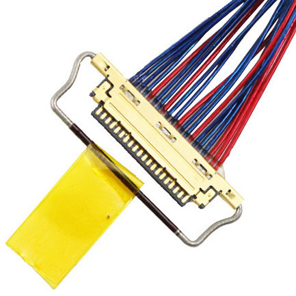0.5mm Pitch 20453-220t-03 Lvds Συγκρότημα καλωδίων Df19g-20s έως I-Pex ISO14001