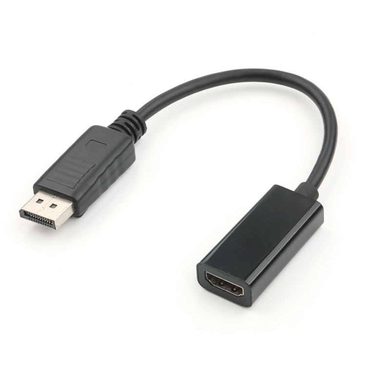 DP αρσενικό σε HDMI θηλυκό προσαρμογέα HD βιομηχανική μετάδοση σήματος, υποστήριξη 4K 8K