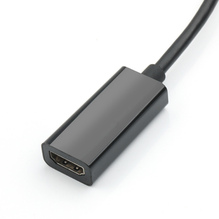 DP αρσενικό σε HDMI θηλυκό προσαρμογέα HD βιομηχανική μετάδοση σήματος, υποστήριξη 4K 8K