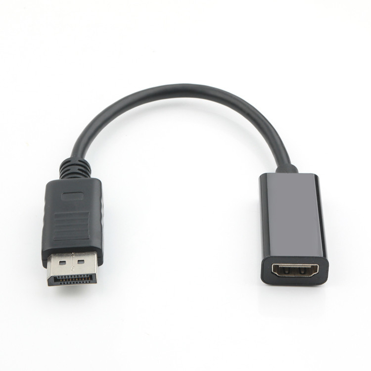 DP αρσενικό σε HDMI θηλυκό προσαρμογέα HD βιομηχανική μετάδοση σήματος, υποστήριξη 4K 8K