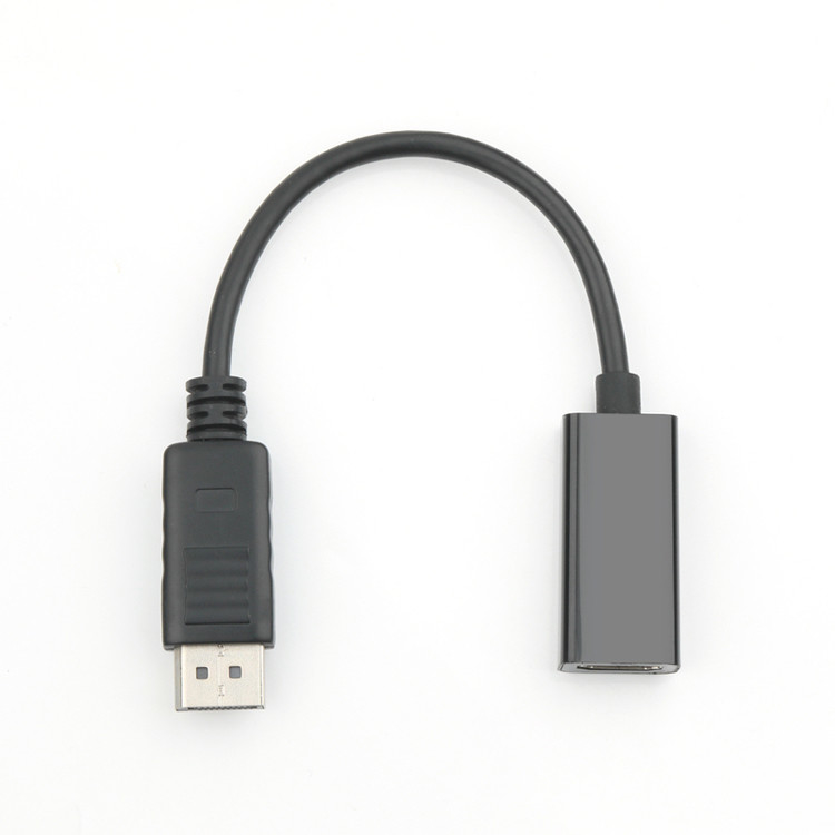 DP αρσενικό σε HDMI θηλυκό προσαρμογέα HD βιομηχανική μετάδοση σήματος, υποστήριξη 4K 8K