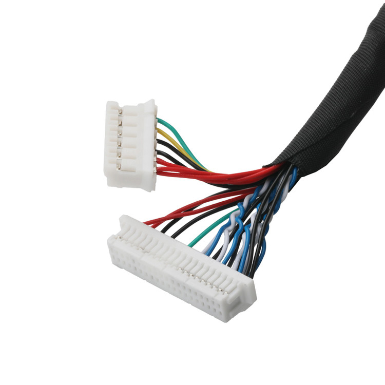 Συμπλέκτης JAE FI-X30HL προς συνδετήρα JST SHDR-40V-S-B SH1.0mm 40Pin και PHR-6pin