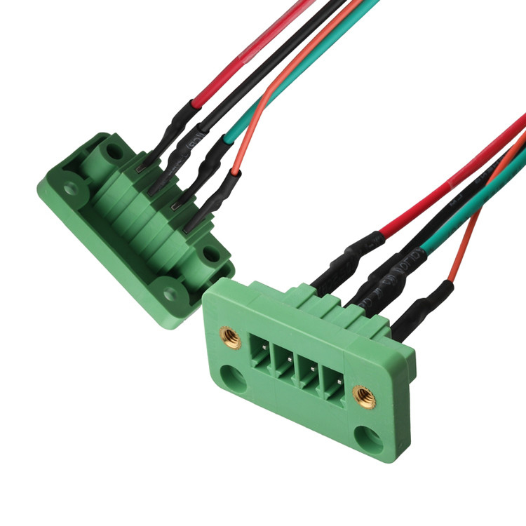 DFK-MC JL15CDGV-3.81 4Pin έως MX1.25-12Pin και UL Lobel Μέσα από τον τοίχο τερματικά μπλοκ