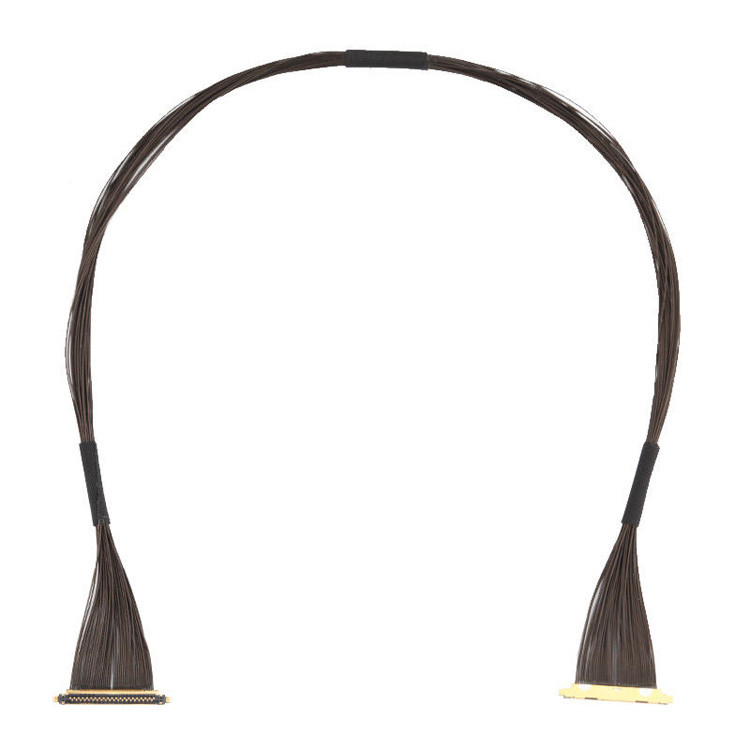 IPEX CABLINE®-UX II 40P UL11130 46AWG Συγκρότημα μικροεξαξιακών καλωδίων I-PEX 20531-040t-02 IDC Forming OEM/ODM