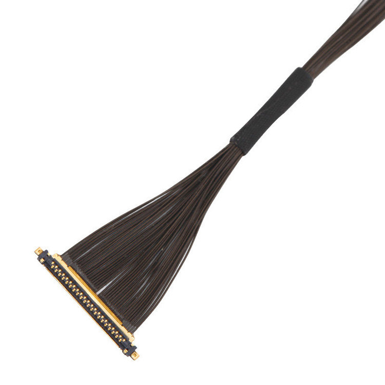 IPEX CABLINE®-UX II 40P UL11130 46AWG Συγκρότημα μικροεξαξιακών καλωδίων I-PEX 20531-040t-02 IDC Forming OEM/ODM