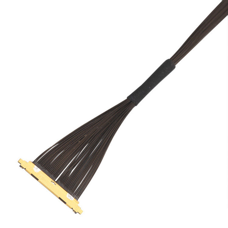 IPEX CABLINE®-UX II 40P UL11130 46AWG Συγκρότημα μικροεξαξιακών καλωδίων I-PEX 20531-040t-02 IDC Forming OEM/ODM