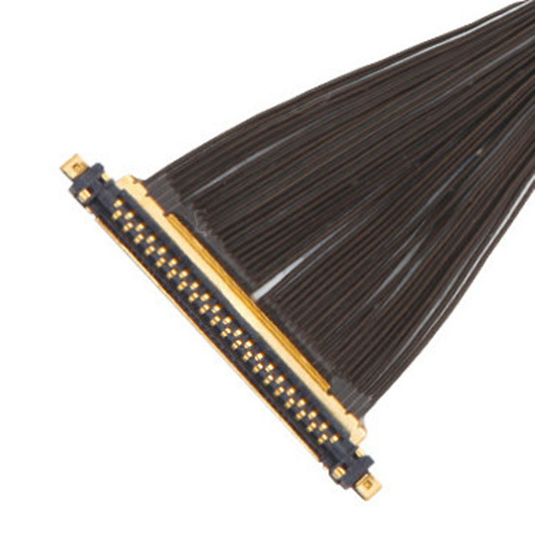 IPEX CABLINE®-UX II 40P UL11130 46AWG Συγκρότημα μικροεξαξιακών καλωδίων I-PEX 20531-040t-02 IDC Forming OEM/ODM
