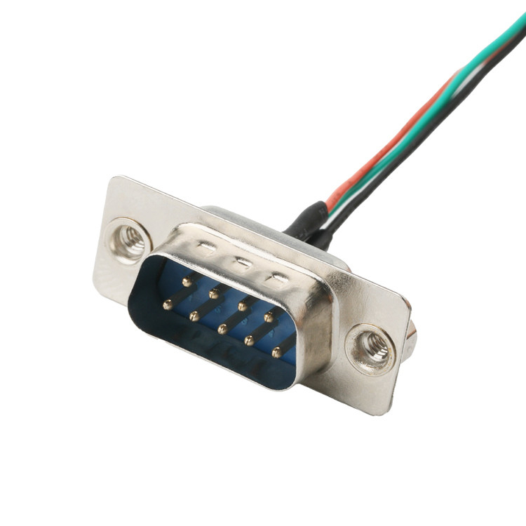 Συγκρότημα καλωδίων DB 9P LVDS D-SUB-9P Άντρας συγκόλληση σε MX1.25mm 4Pin Wire Connector OEM/ODM