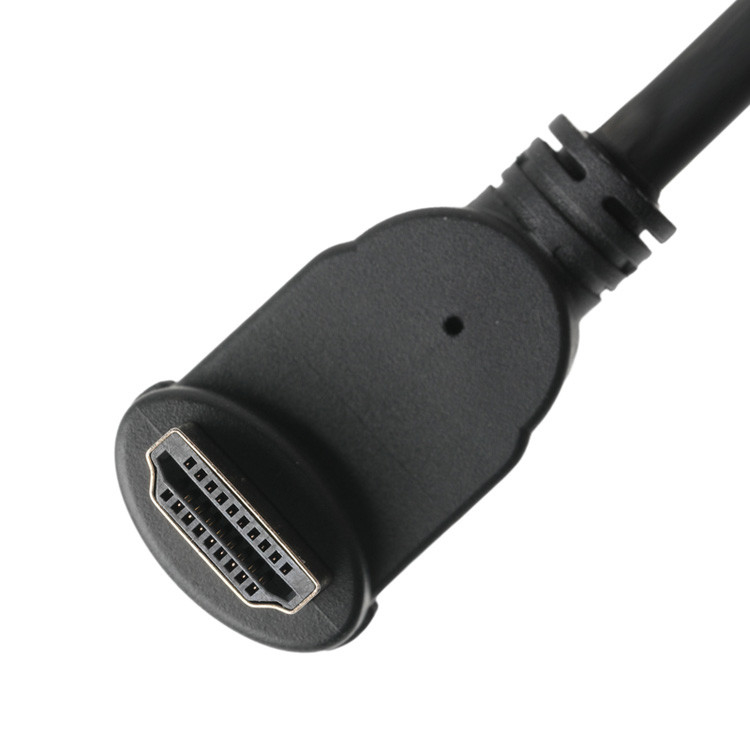 Άντρας κατακόρυφος 19Pin HDMI-A συνδετήρα συναρμολόγηση για θηλυκό 19Pin HDMI καλώδιο LCD