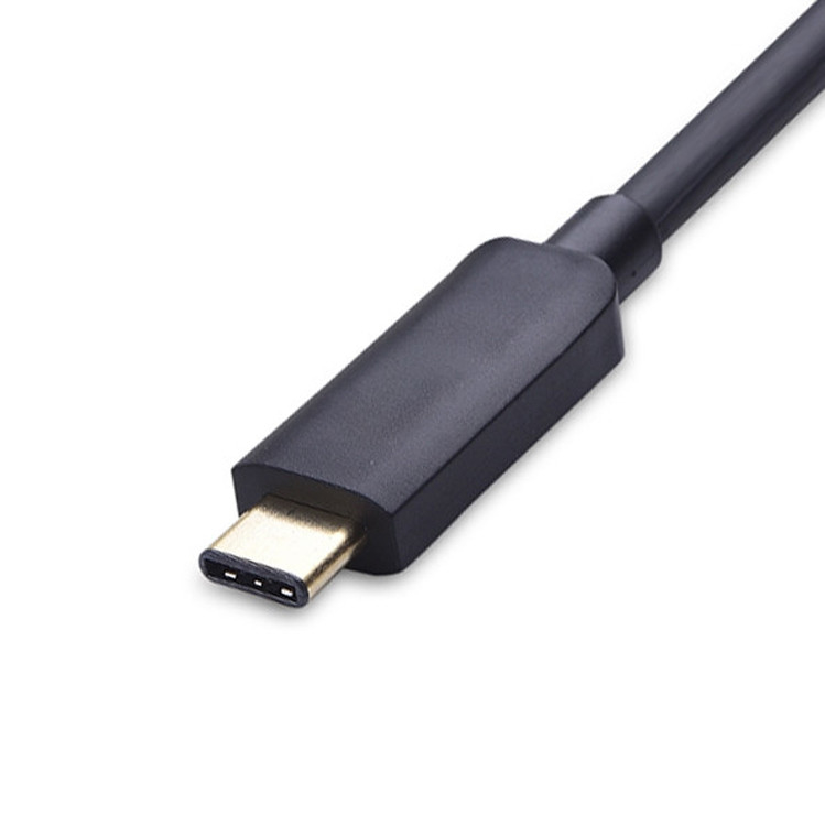 USB τύπου C αρσενικό προς Dvi I θηλυκό προσαρμογέα για προβολή κάμερας LCD