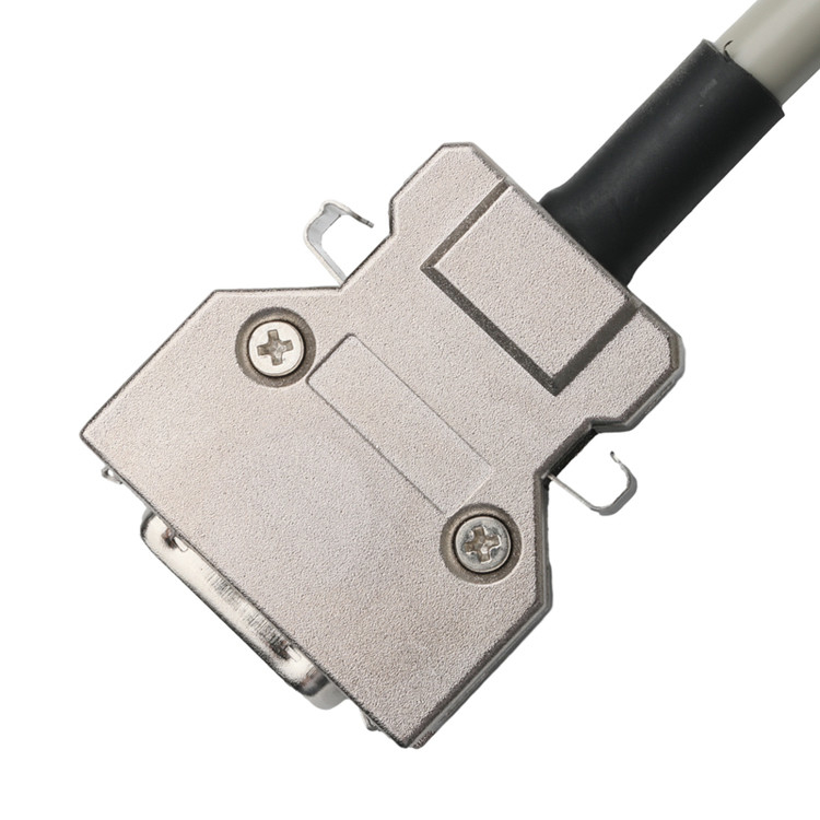 Hd D-Sub προς Mdr Plug Connector Cabel 14p*28 Awg Od 7.0mm Beige Pvc Jack
