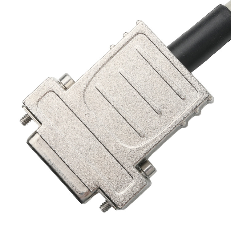 Hd D-Sub προς Mdr Plug Connector Cabel 14p*28 Awg Od 7.0mm Beige Pvc Jack