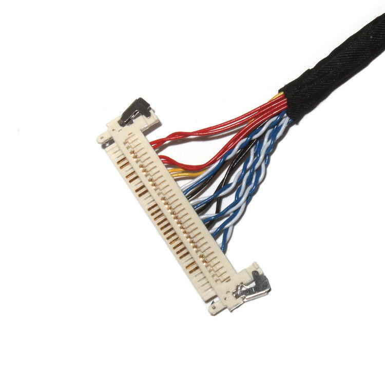 Προσαρμόστε το μήκος 2.0mm Pitch Lvds Cable Assembly 30 Pin IPEX DF11-24DS-2C σε FI-X3OHL OEM/ODM
