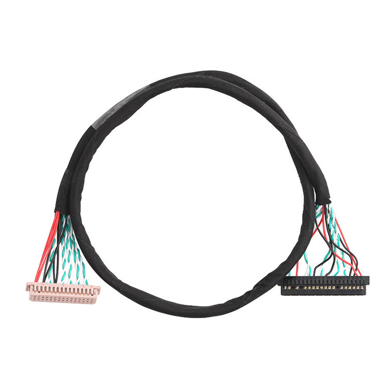OEM/ODM Συγκρότημα καλωδίων LVDS 30 πιν WL1258h-20P TO  DF13-2 Lvds Display Connector