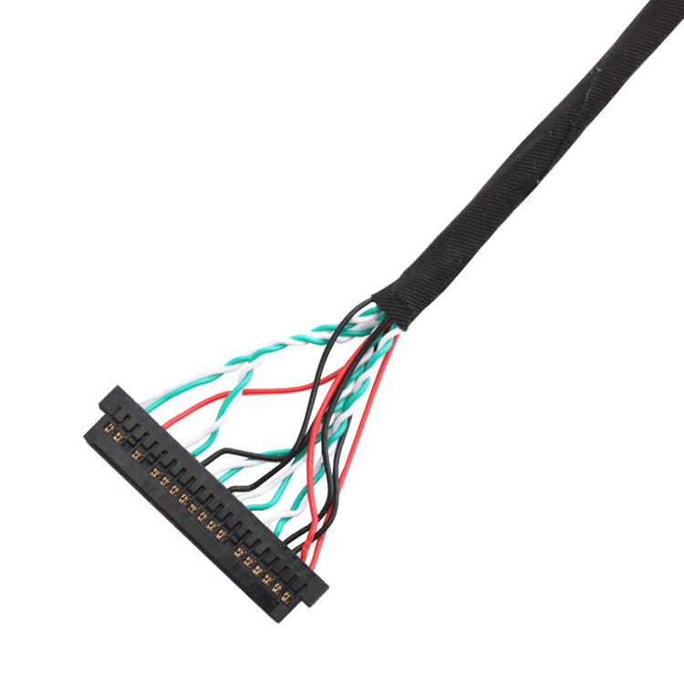 OEM/ODM Συγκρότημα καλωδίων LVDS 30 πιν WL1258h-20P TO  DF13-2 Lvds Display Connector