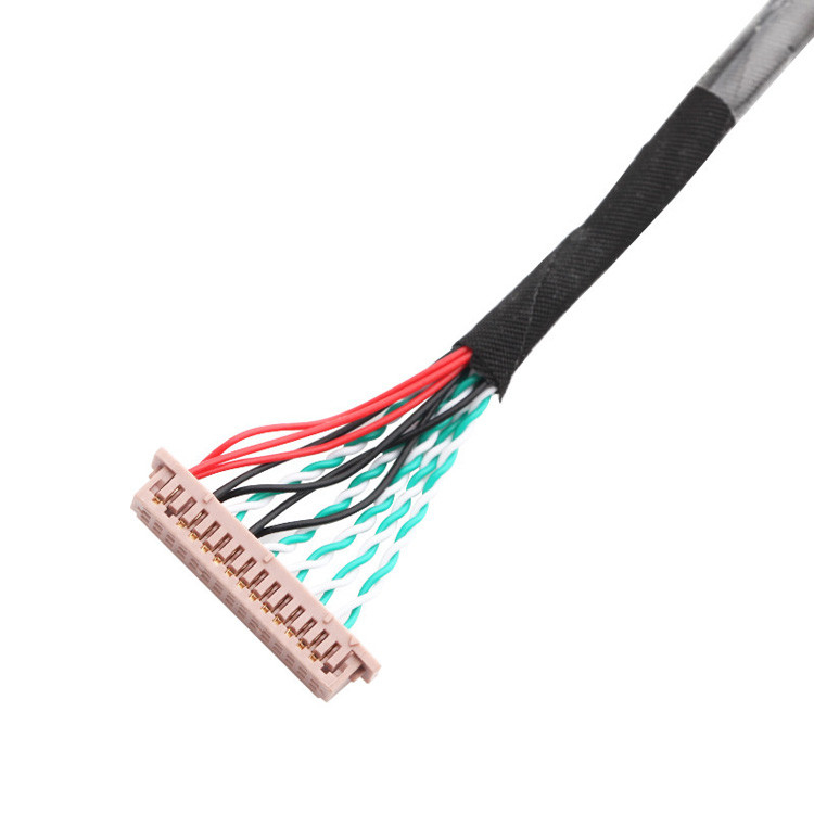OEM/ODM Συγκρότημα καλωδίων LVDS 30 πιν WL1258h-20P TO  DF13-2 Lvds Display Connector