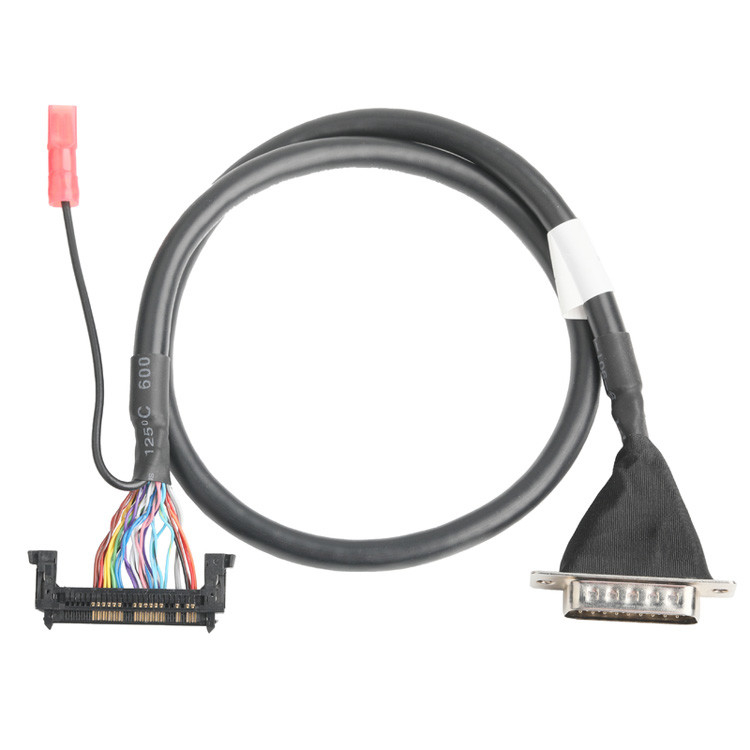 Συγκρότημα καλωδίων LVDS OEM/ODM από JAE FI-RE51HL 51-Pin έως HD-SUB 26-Pin Male Solder UL 1007 20AWG καλώδιο