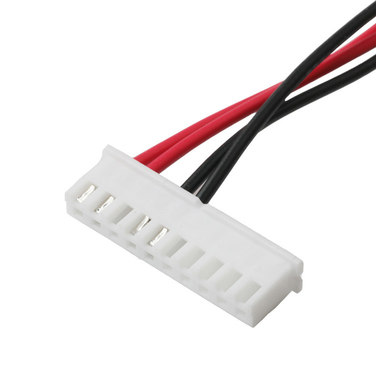Συγκρότημα καλωδίων OEM / ODM με πλάτος 2,0 mm, σύνδεση XH-10P με συρματικούς συνδέσμους SVM1.25-4 και SVS5.5-4P