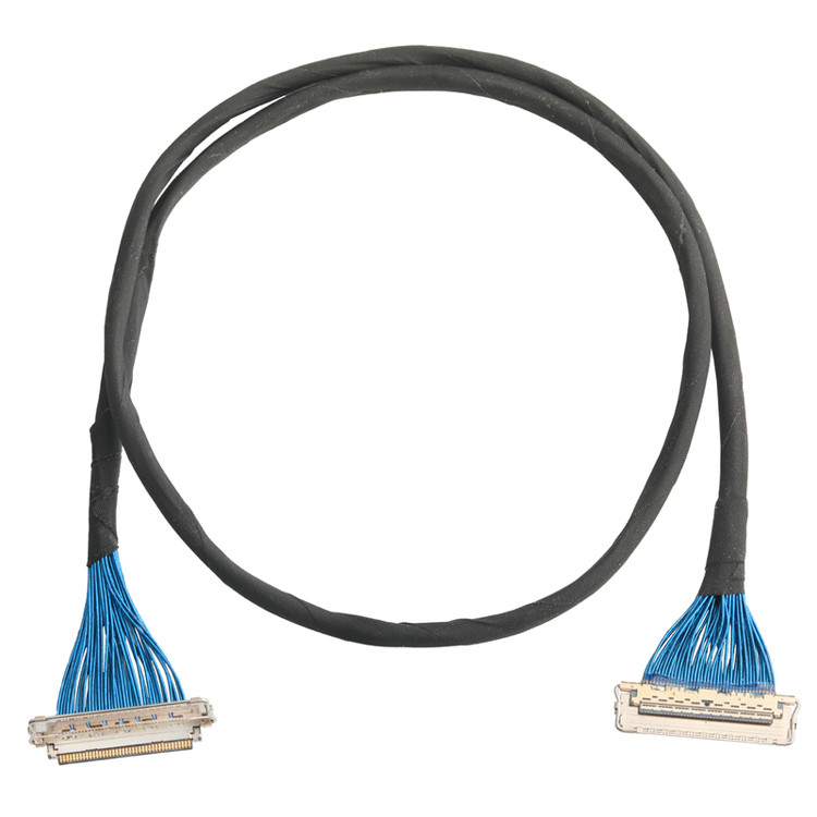 40P EDP καλώδιο 20679-040T-01 0.4mm Στροφή οριζόντιος τύπος ζευγαρώματος Προσαρμόστε OEM / ODM ROHS