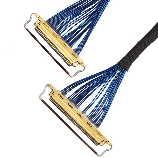44AWG SGC LVDS EDP καλώδιο 0,5mm Στροφή 20453-330t-13 έως 20453-340t-13