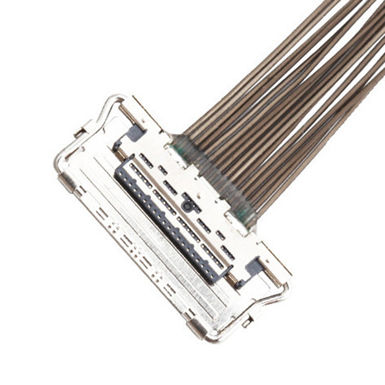 0.4mm Pitch LVDS EDP καλώδιο 20679-20p Micro Coaxial lvds συνδέσμος οθόνης
