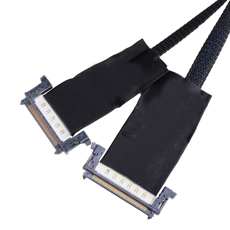 Ομοαξονικός LVDS JAE ΠΛΗΡΟΦΟΡΙΚΌΣ συνδετήρας OD 0.35mm καλωδίων AWG40 σειράς με ROHS