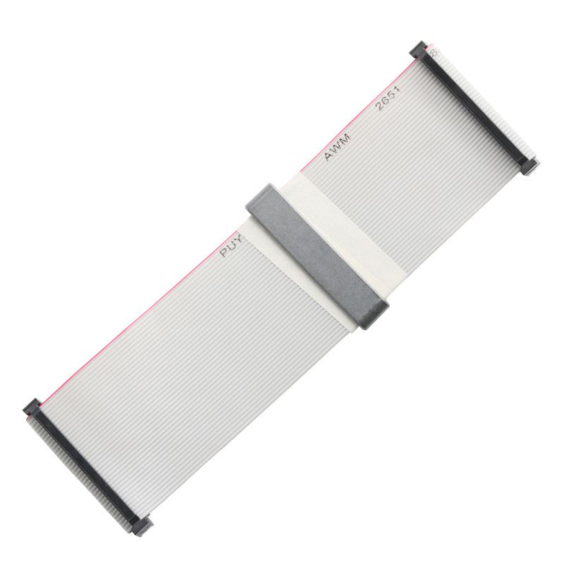 IDC FC-2*20P 40Pin 2,54mm διάσταση Μαύρο PBT+G/F UL2651 28AWG Idc Flat Ribbon Cable 1,27mm διάσταση OEM/ODM