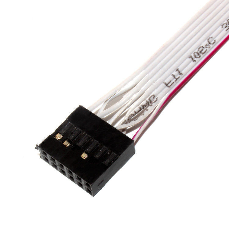 IDC 12 PIN Flat Flexible Ribbon Cable DF19 προς JST RF για καλώδιο ηλεκτρικής ενέργειας PCBA