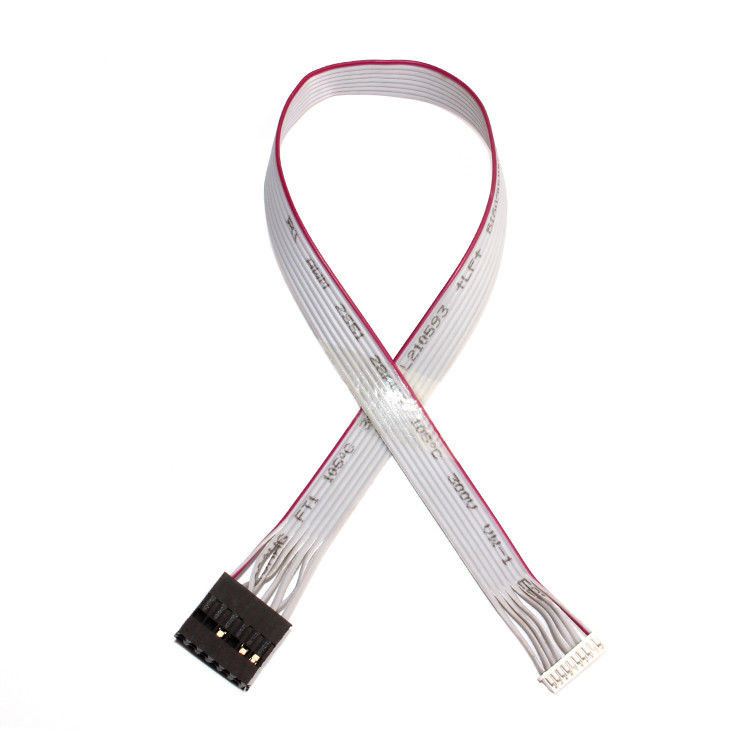 IDC 12 PIN Flat Flexible Ribbon Cable DF19 προς JST RF για καλώδιο ηλεκτρικής ενέργειας PCBA